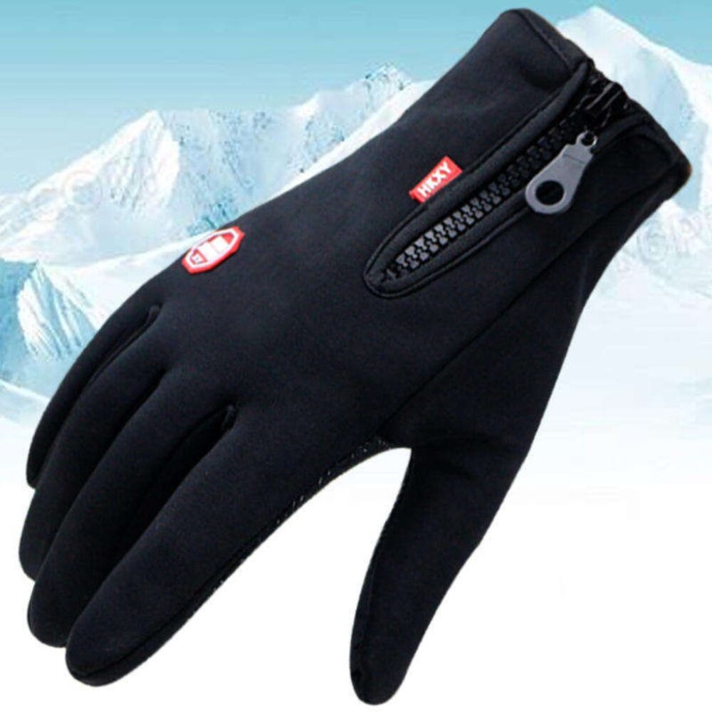 Winter Touchscreen Gloves Blue Windproof Warm Anti-Slip Cycling Driving Outdoor - Picture 13 of 13